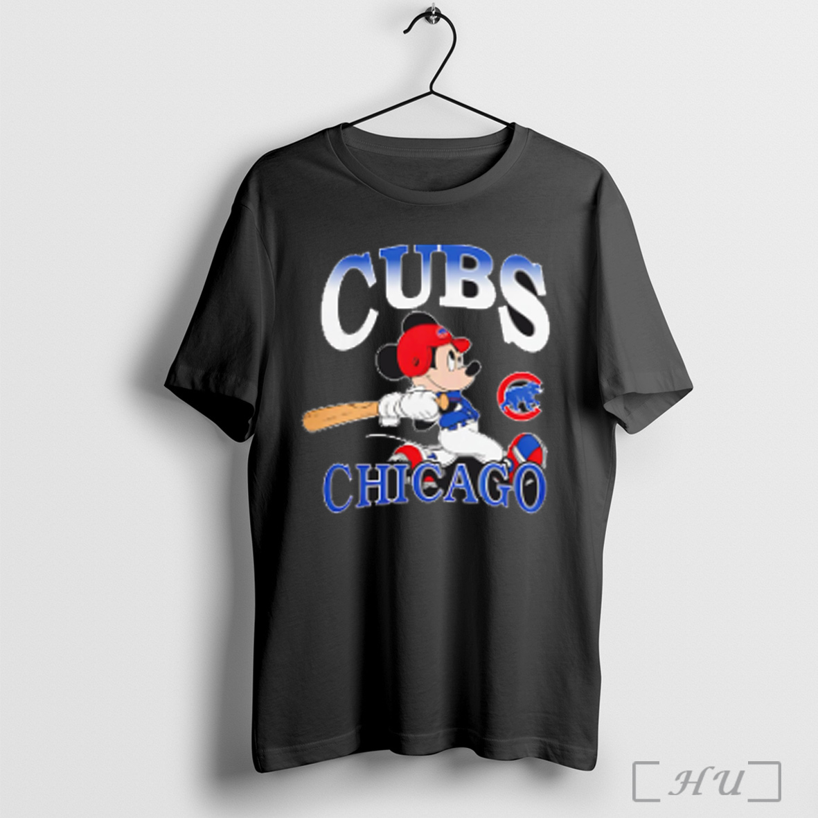 Chicago Cubs Royal Mickey Game Day Baseball T Shirt Sweatshirt