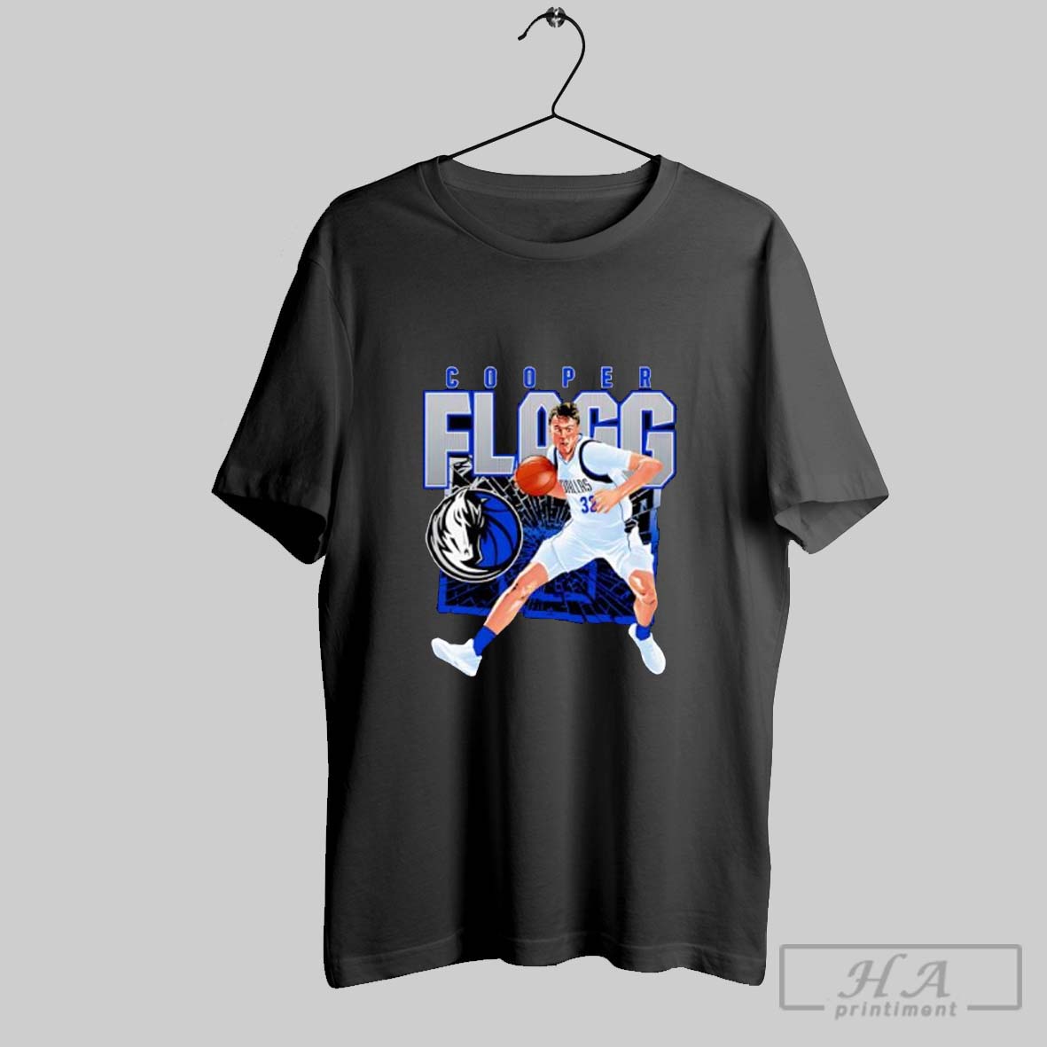 Cooper Flagg Dallas Mavericks Shattered Shirt