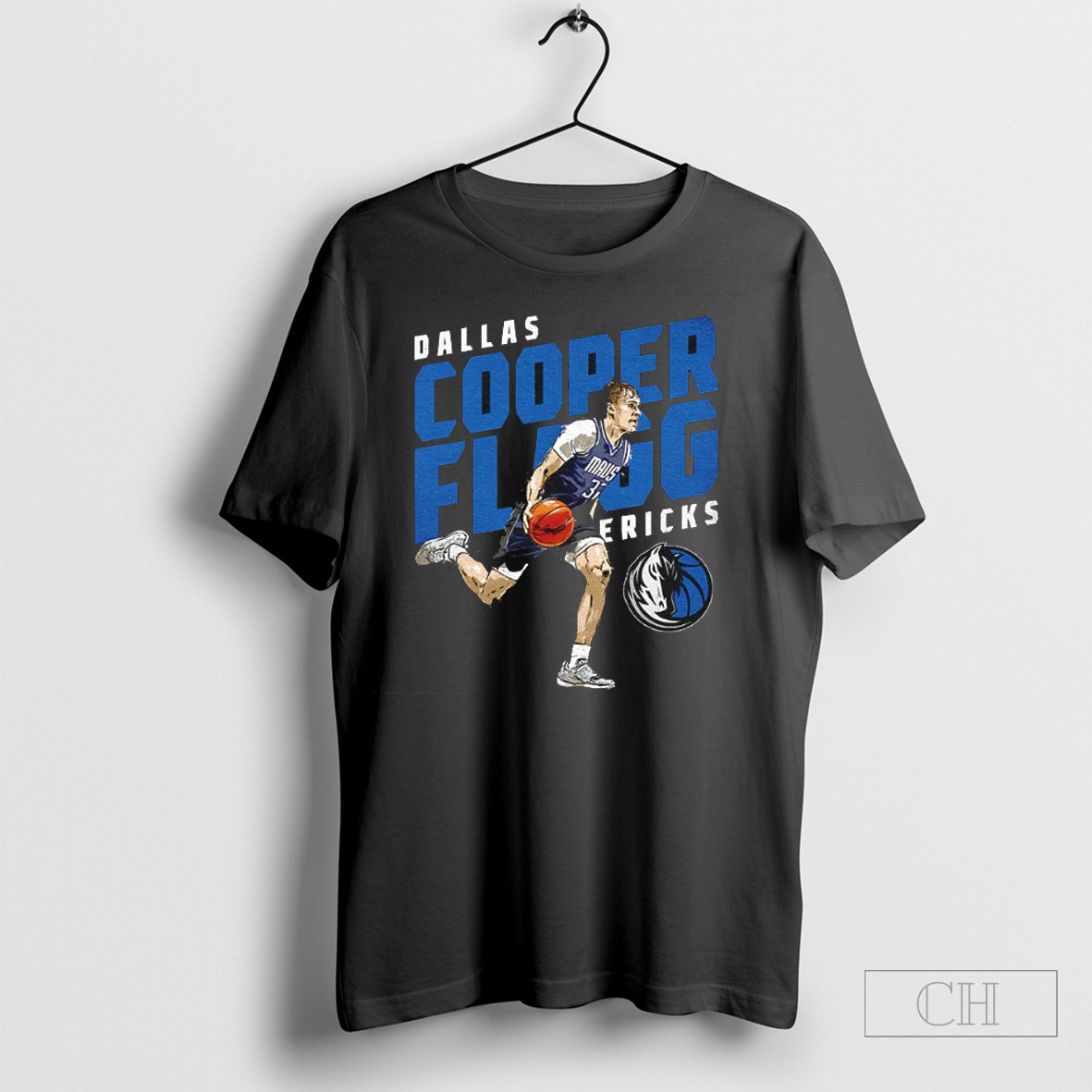 Cooper Flagg Dallas Mavericks Slant Shirt
