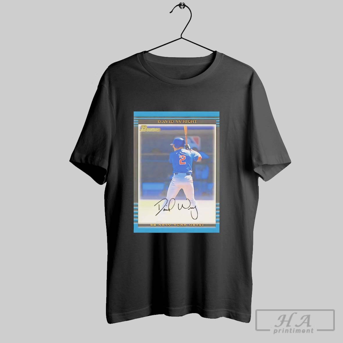 David Wright New York Mets Baseball Card Player Shirt