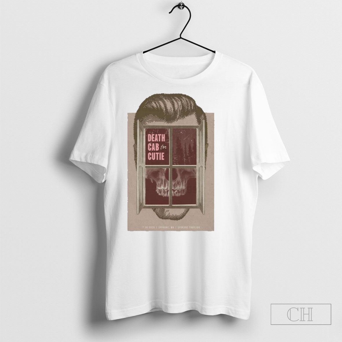 Death Cab For Cutie July 30 2025 At Spokane Pavilion Spokane Wa Tee Shirt