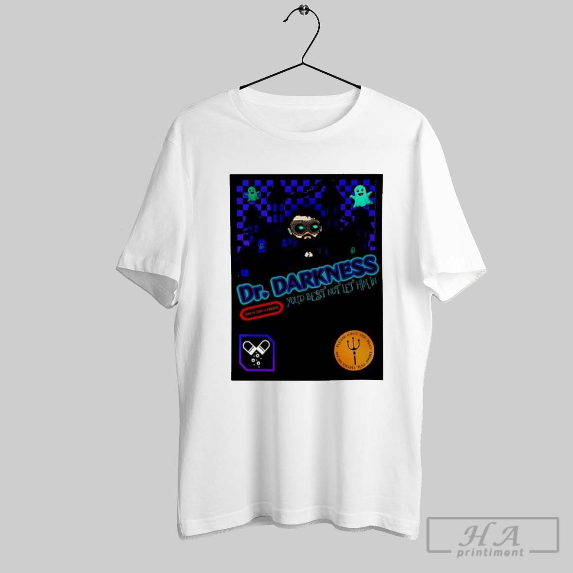 Dr Darkness 8 Bit Youd Best Not Let Him In Shirt
