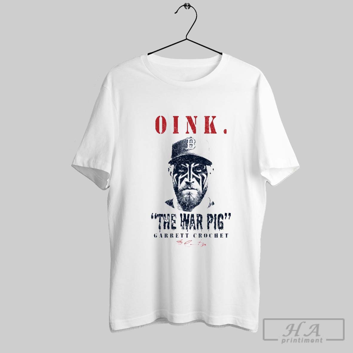 Garrett Crochet Boston Red Sox The War Pig Shirt