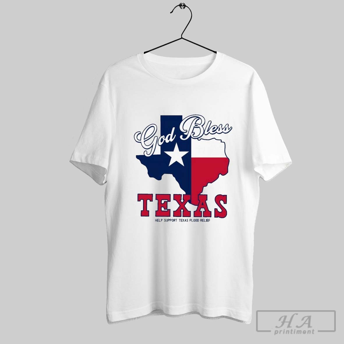 God Bless Texas Help Support Texas Flood Relief T Shirts