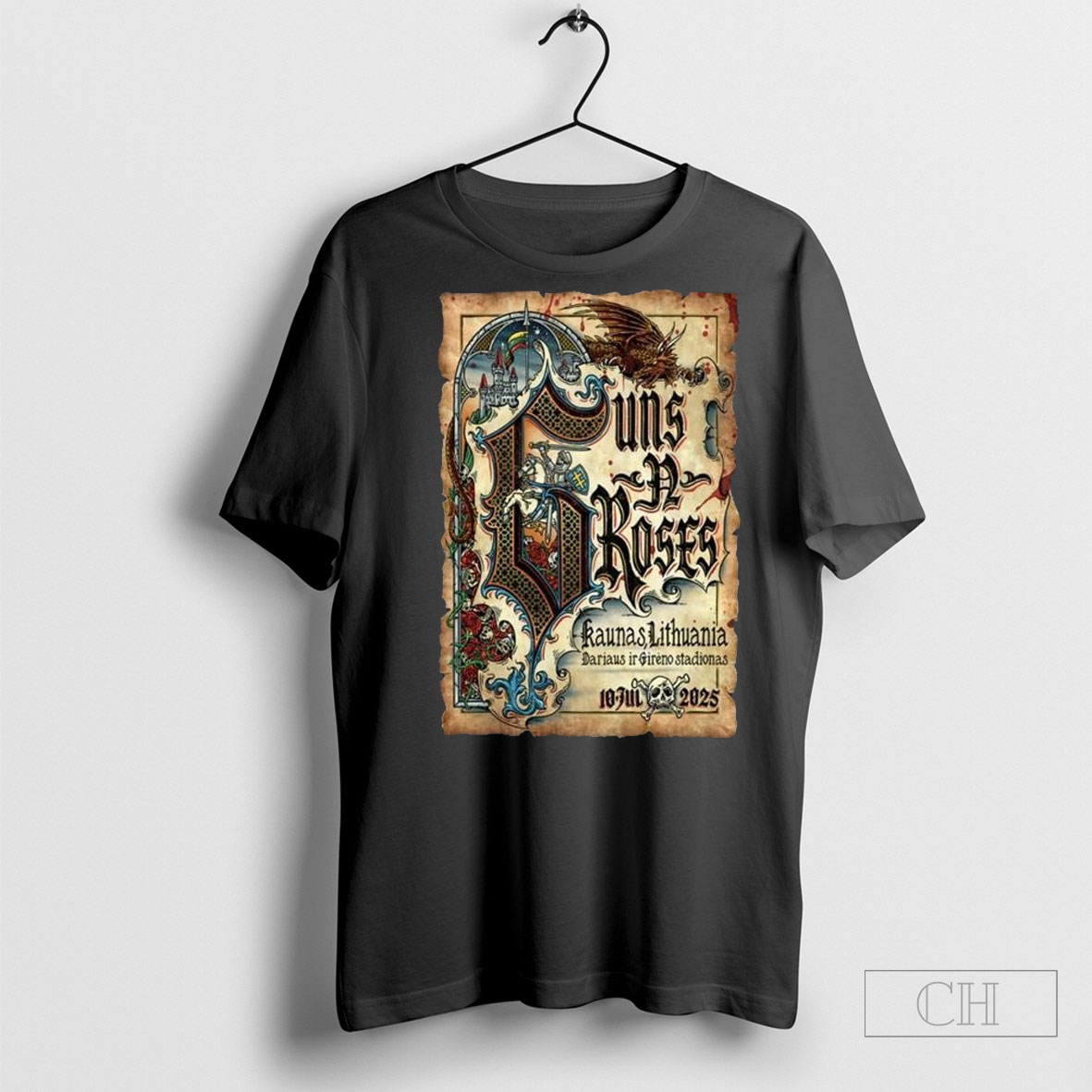 Guns N Roses Jul 10 2025 Darius And Girenas Stadium T Shirt