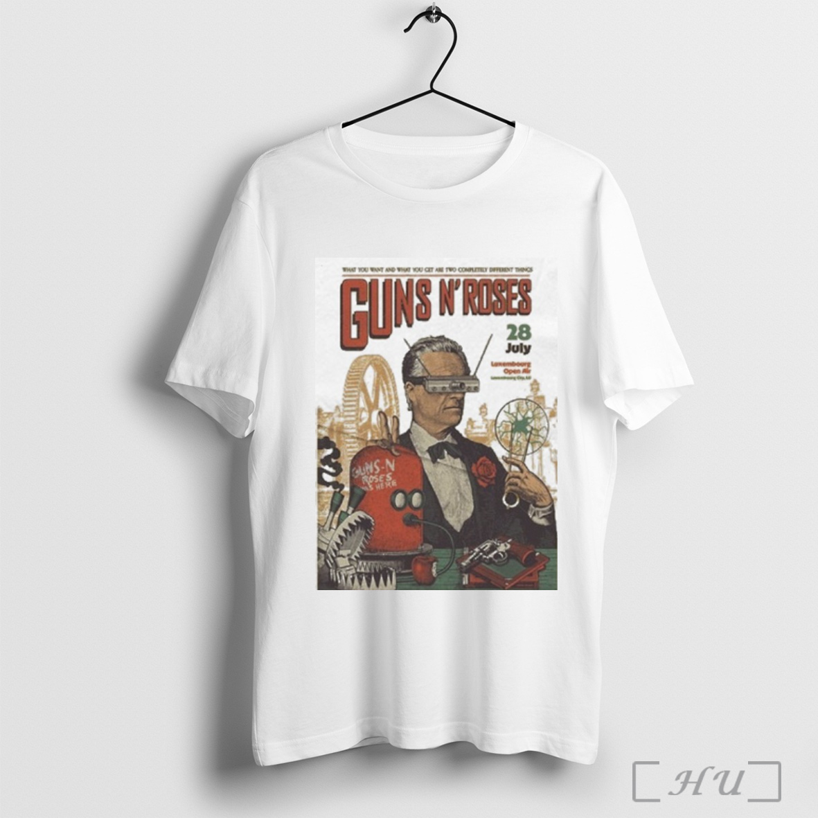 Guns N Roses Luxembourg July 28 2025 T Shirt Sweatshirt