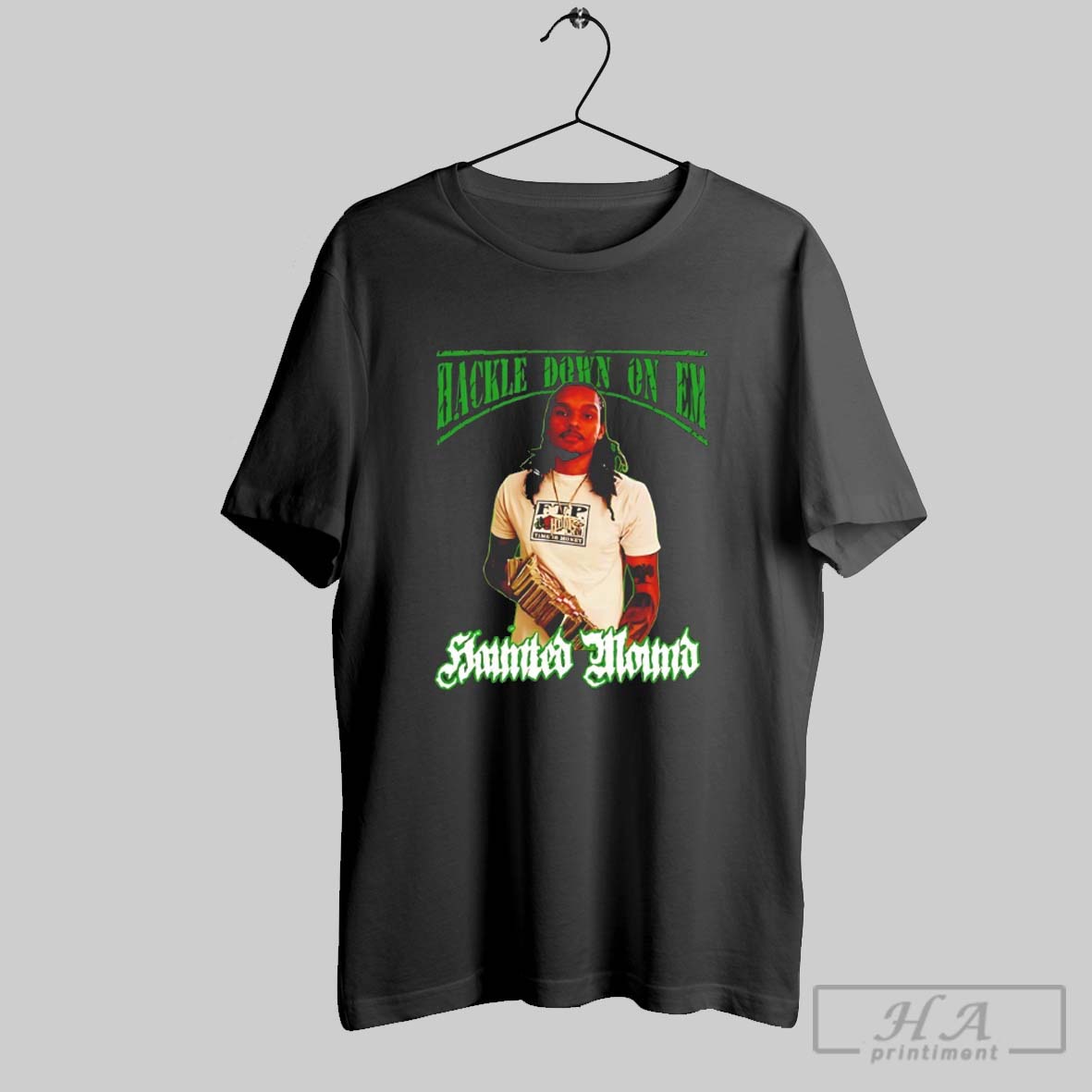 Haunted Mound Hackle Down On Em Shirt