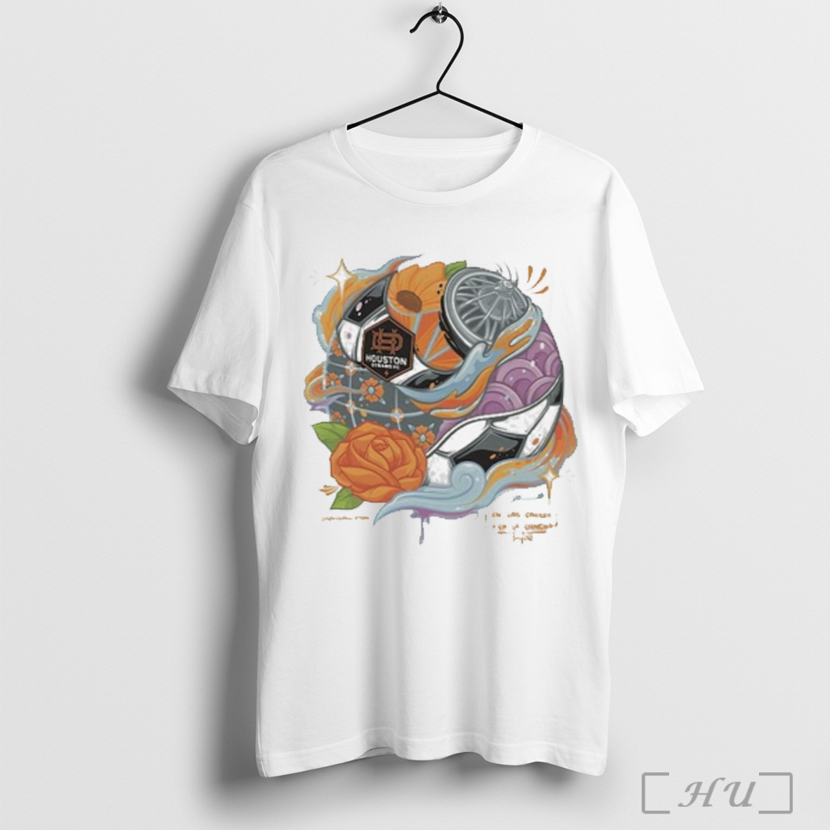Houston Dynamo Fc X Free Walls H Town Collection Ball T Shirt Sweatshirt