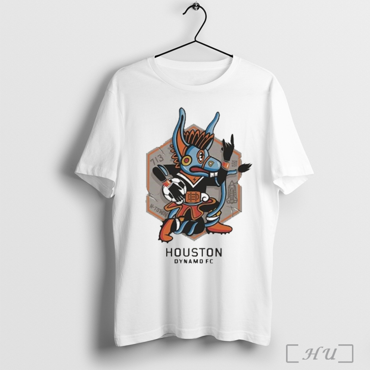 Houston Dynamo Fc X Free Walls H Town Collection Hexagon T Shirt Sweatshirt