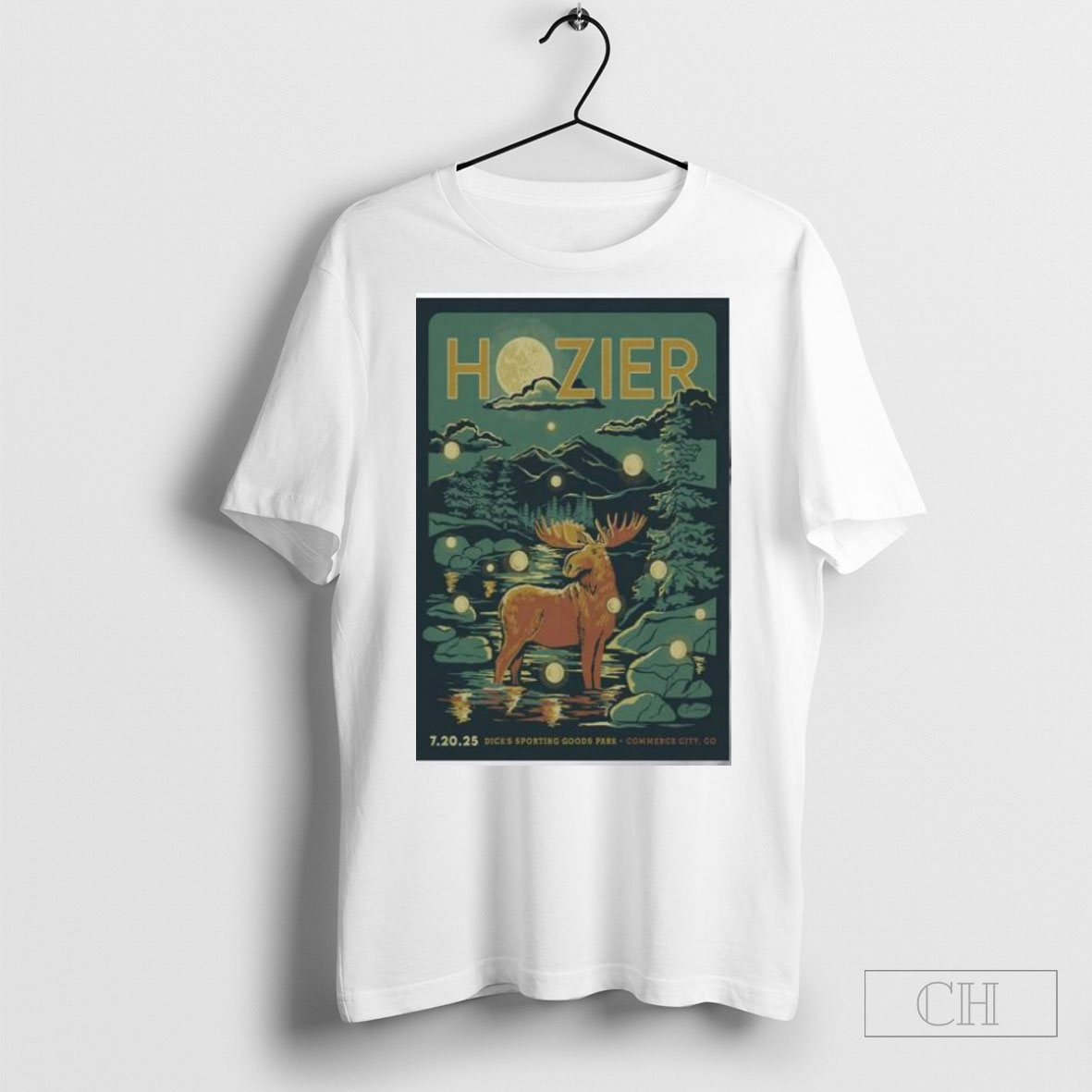 Hozier Jul 20 2025 Dicks Sporting Goods Park In Commerce City Co Poster T Shirt