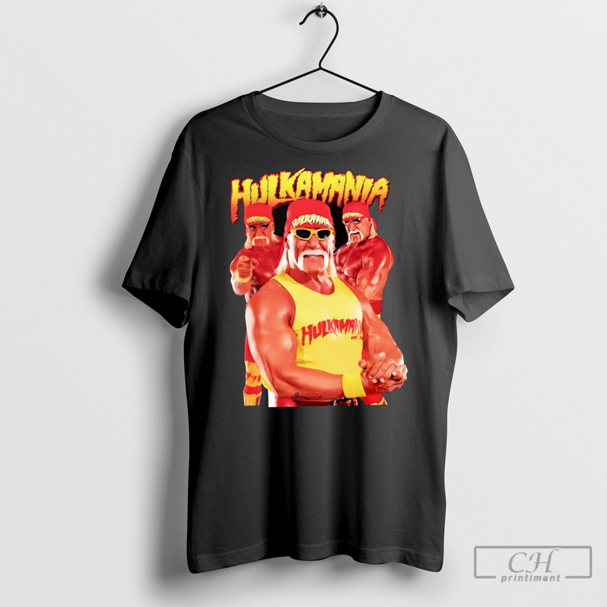 Hulk Hogan Hulkamania Tee Shirt Sweatshirt
