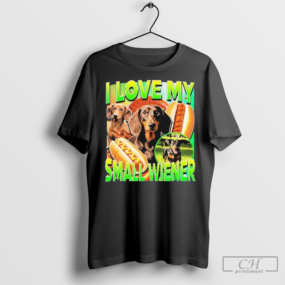 I Love My Small Wiener Dog Dachshund T Shirt