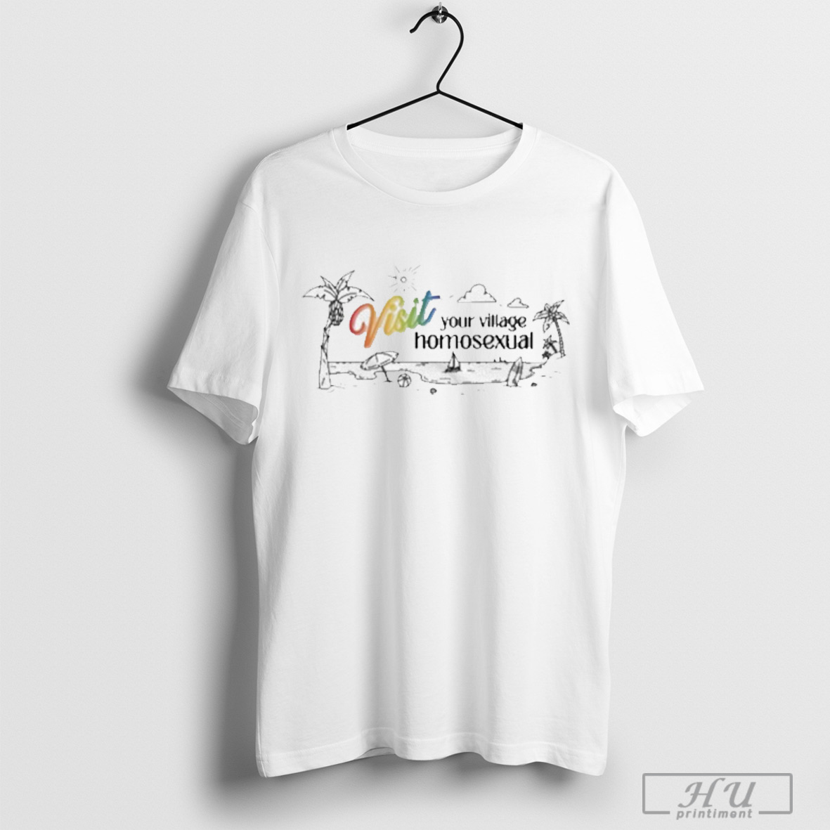 If Books Could Kill Visit Your Village Homosexual Beach T Shirt Sweatshirt