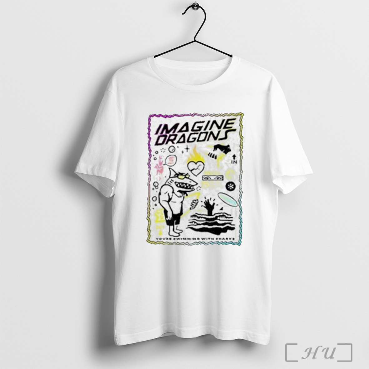 Imagine Dragons Sharks Beach T Shirt Sweatshirt