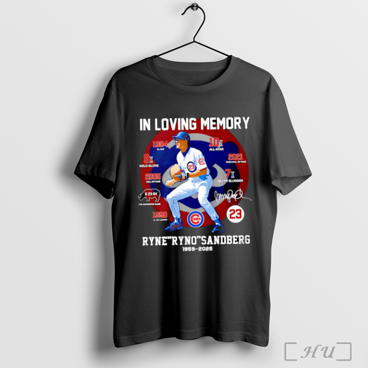 In Loving Memory Ryne Ryno Sandberg 1959 2025 T Shirt Sweatshirt
