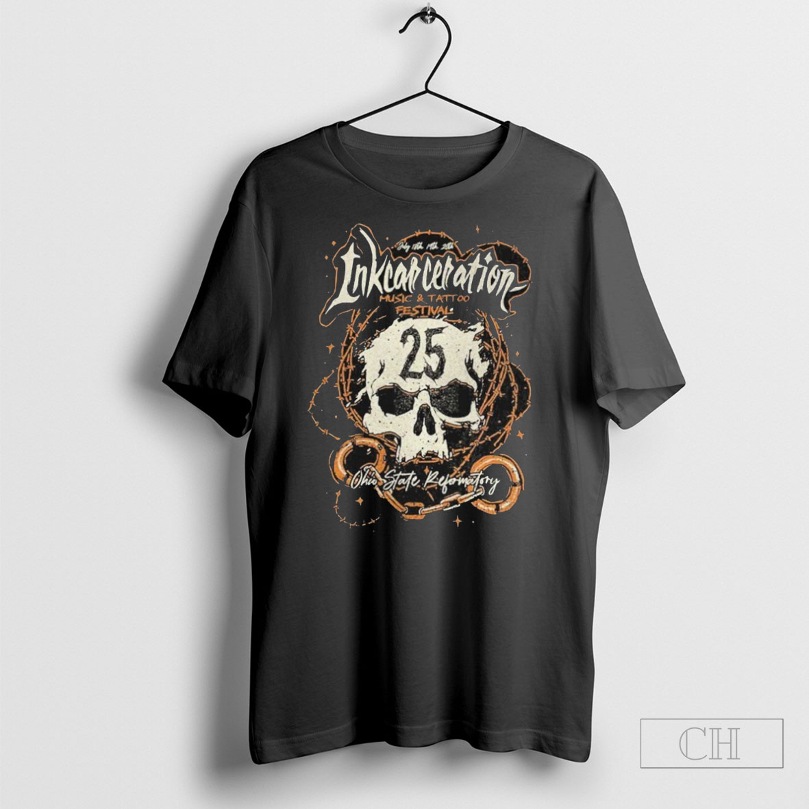 Inkcarceration Mansfield Oh 25 To Life On July 18th 20th Americas Rock And Metal Tattoo Festival 2025 T Shirt
