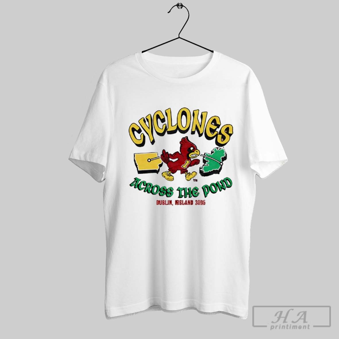 Iowa State Cyclones Across The Pond Ireland Game 2025 Shirt