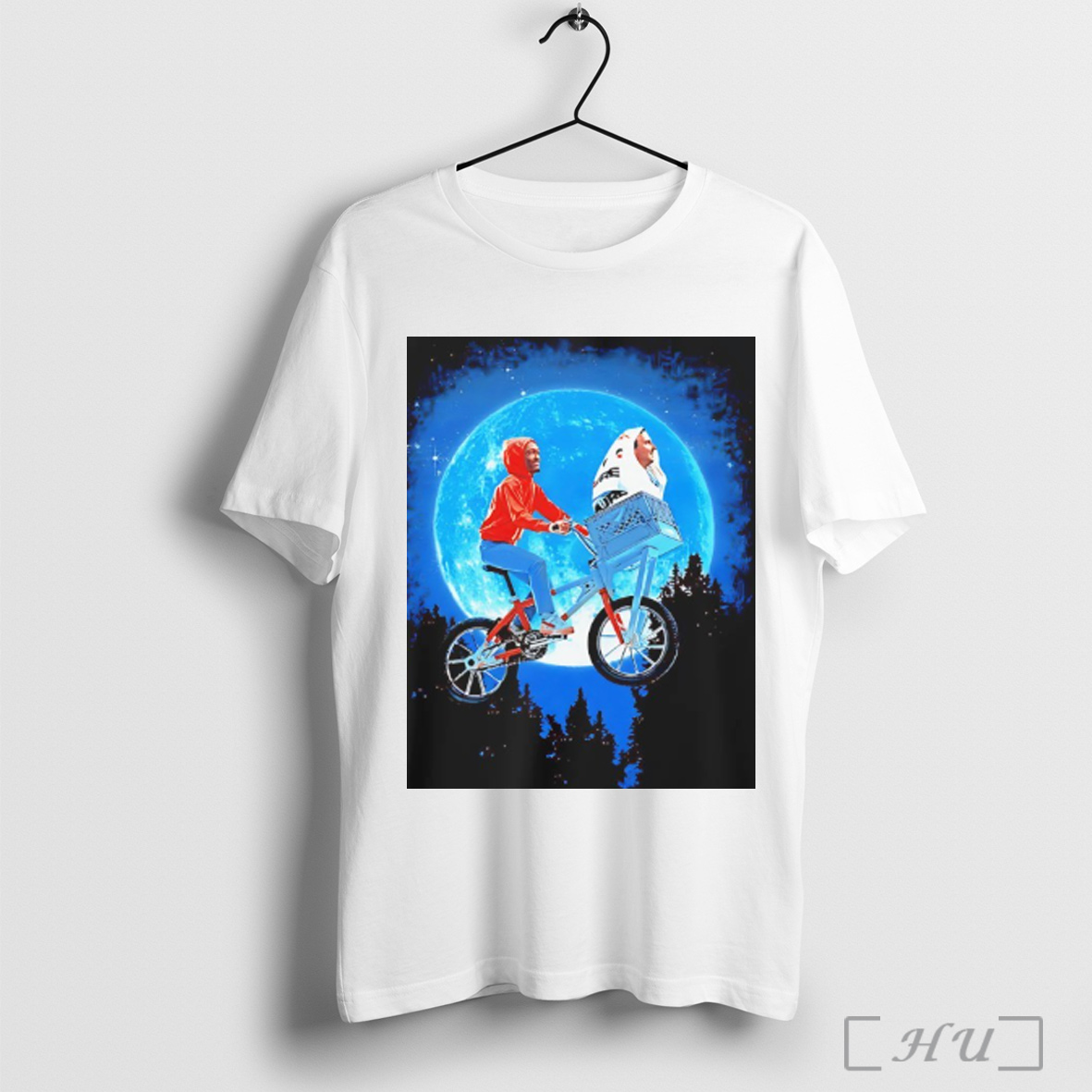 J Dub And Nick Gallo Riding Bike Okc Thunder Moon T Shirt Sweatshirt