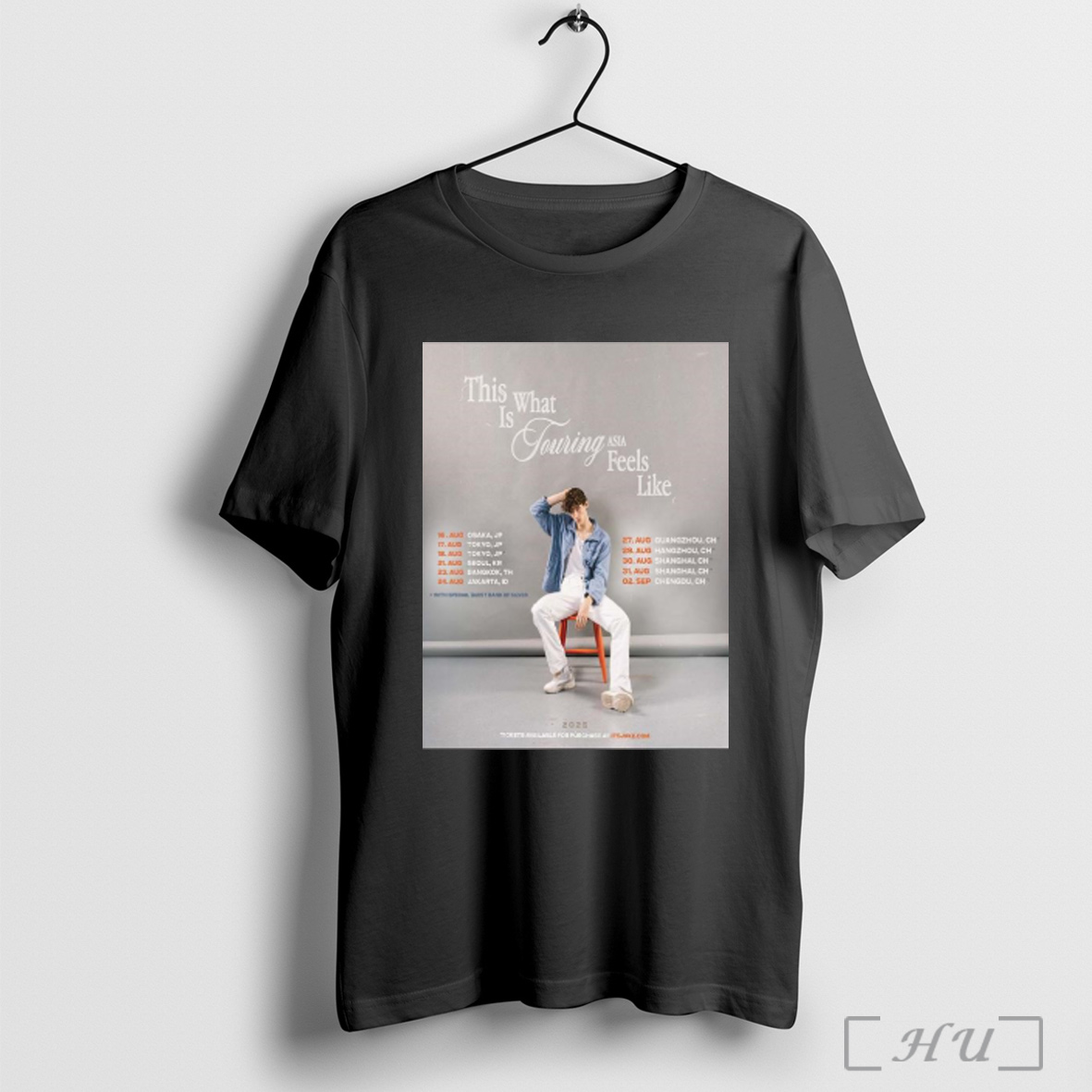 Jvke This Is What Touring Asia Feels Like 2025 Asia Tour T Shirt Sweatshirt