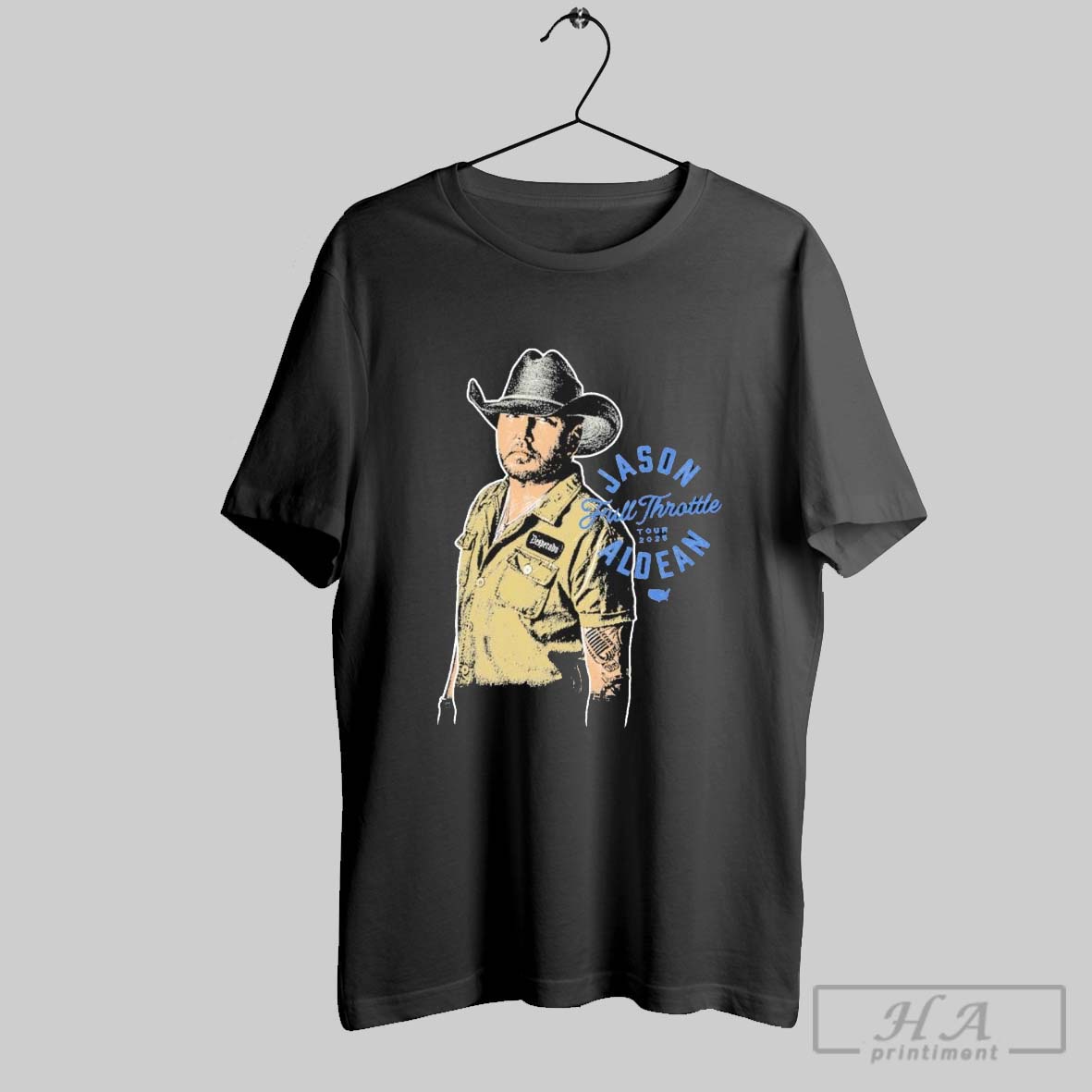Jason Aldean Full Throttle Tour Photo 2025 Shirt