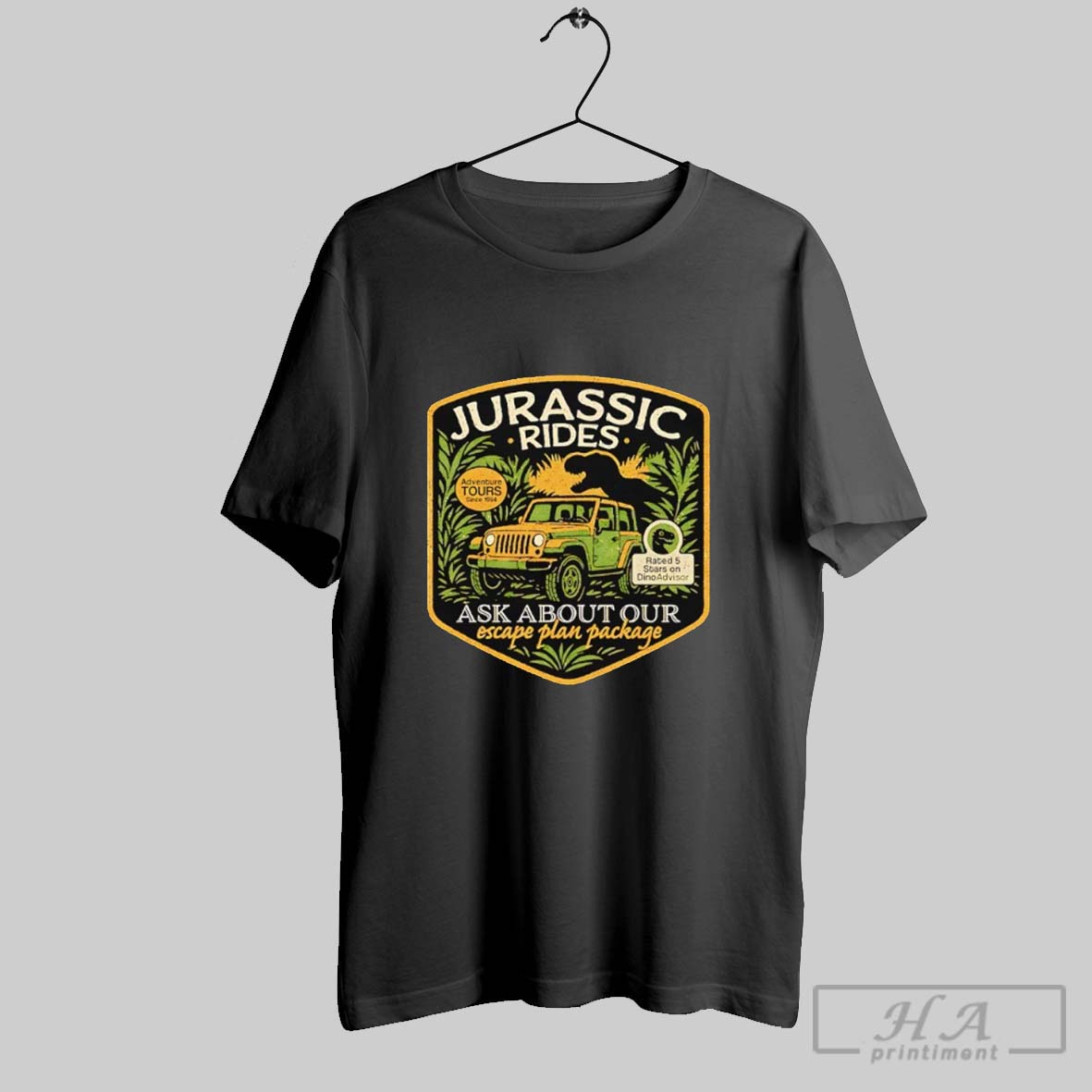 Jurassic Rides Ask About Our Escape Plan Package Shirt