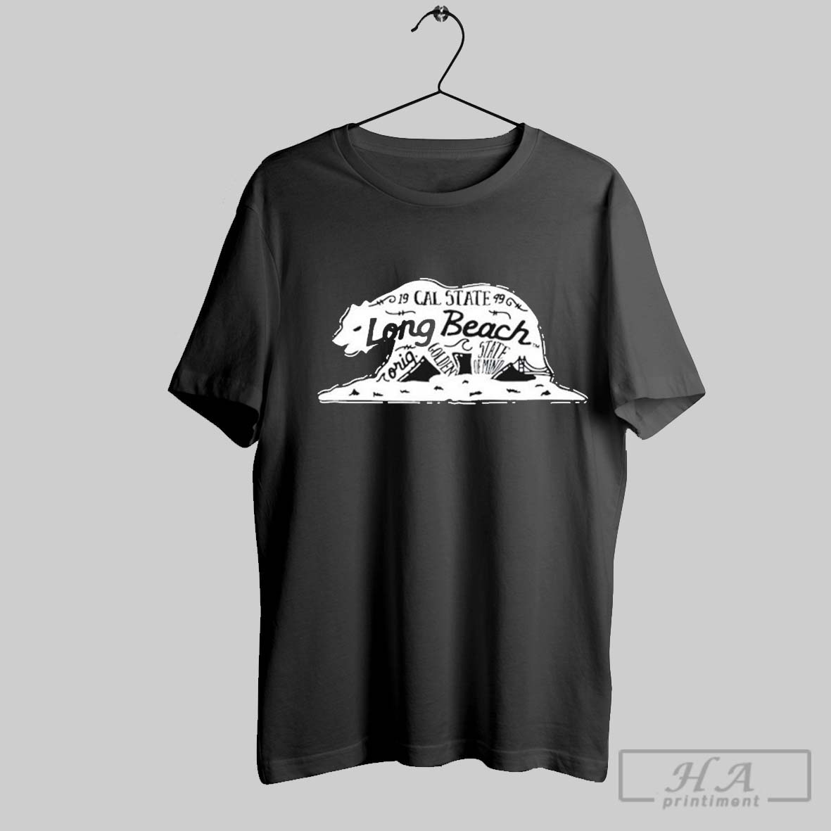 Long Beach State Of The Month Bear T Shirts