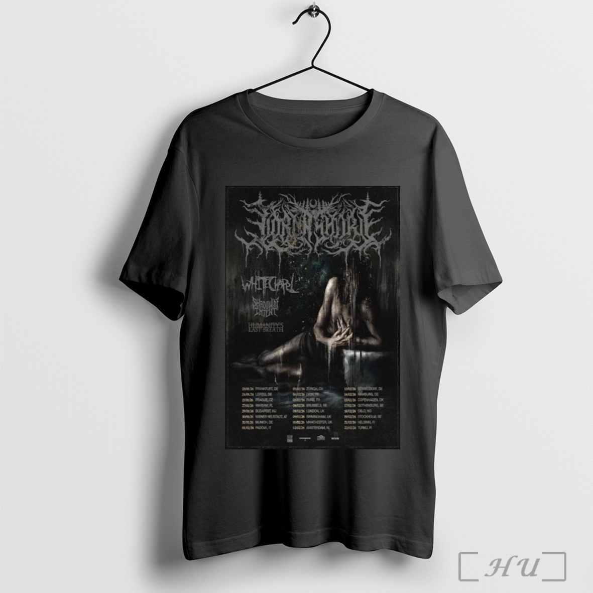 Lorna Shore Europe Uk Tour 2026 Poster T Shirt Sweatshirt