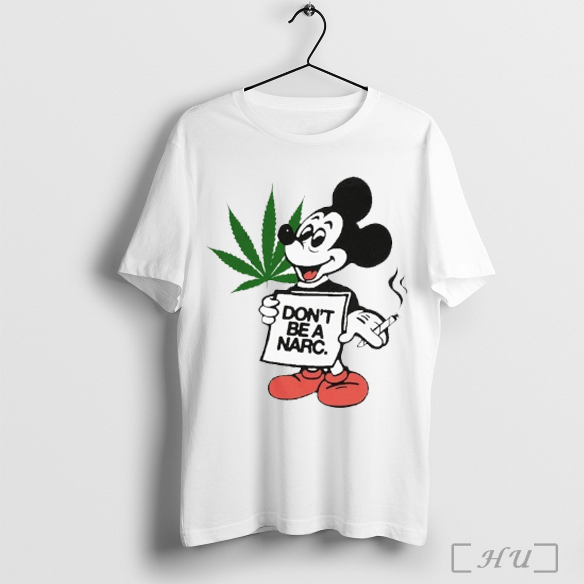 Mickey Mouse Dont Be A No Narcs Cigarette T Shirt Sweatshirt