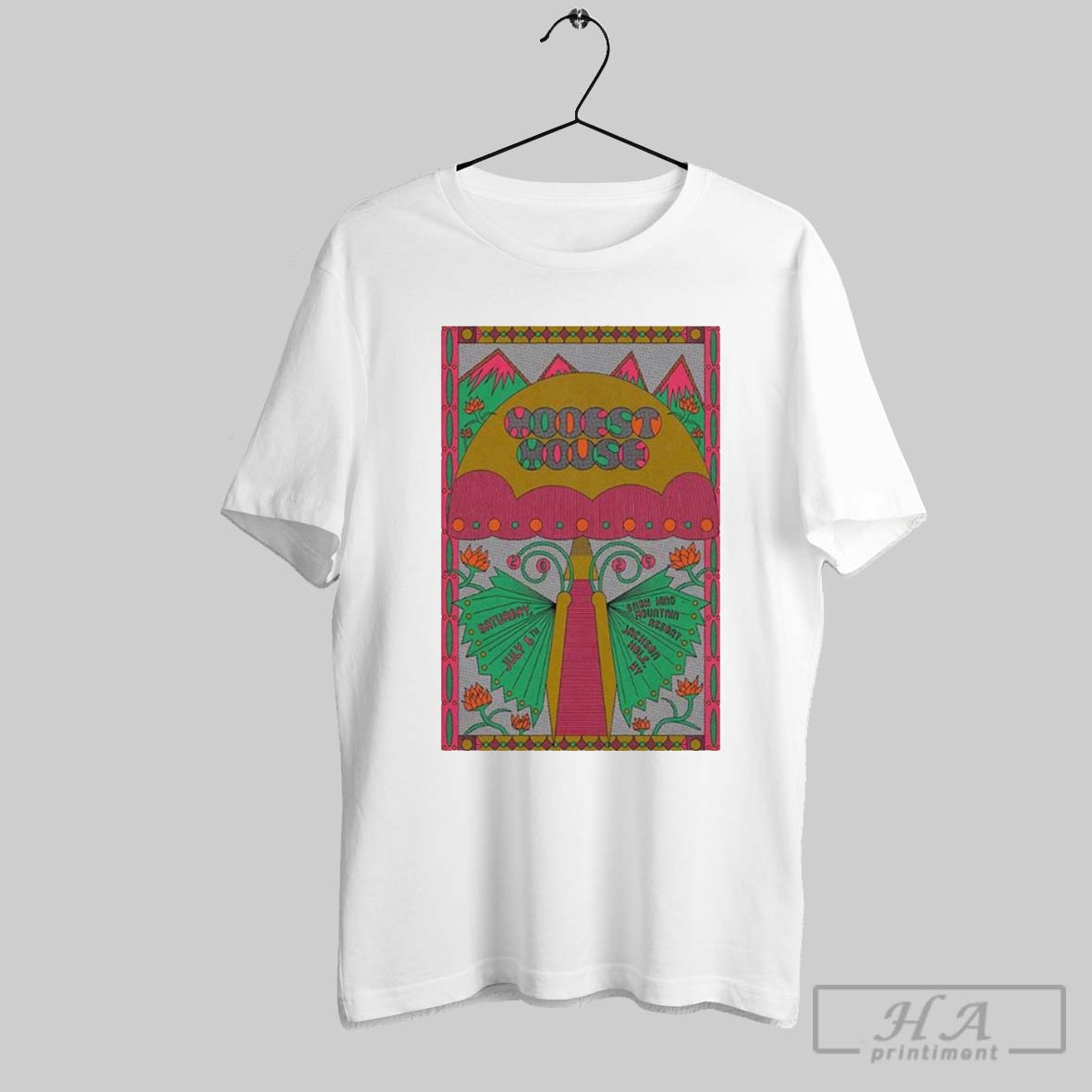 Modest Mouse Show Jackson Wy Poster July 6 2025 T Shirt