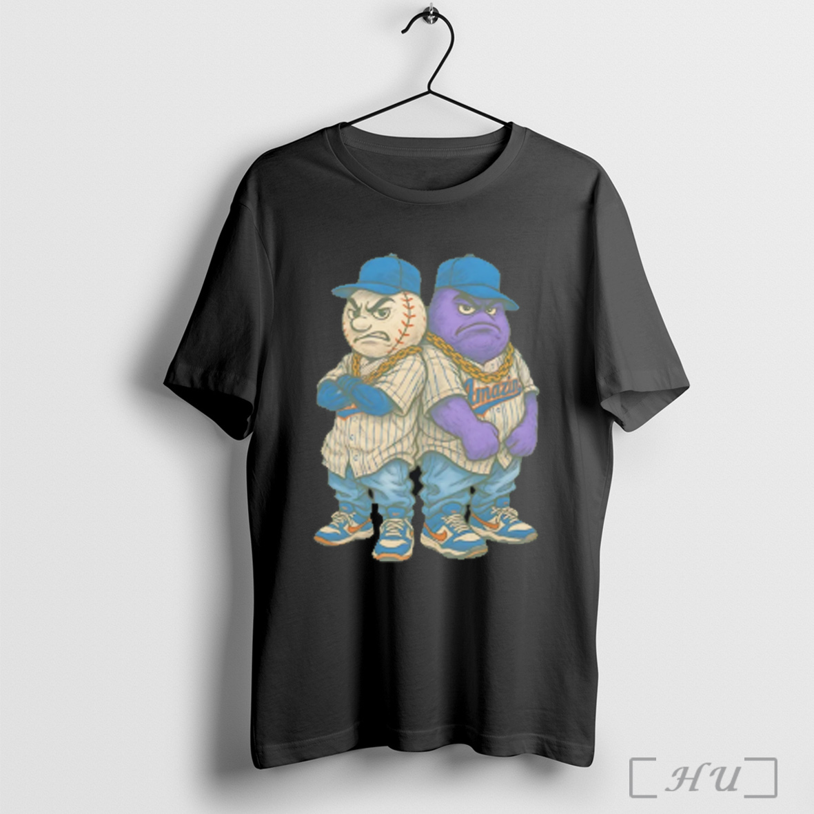 Ny Mets Mascot Mr Met With Grimace Monster T Shirt Sweatshirt