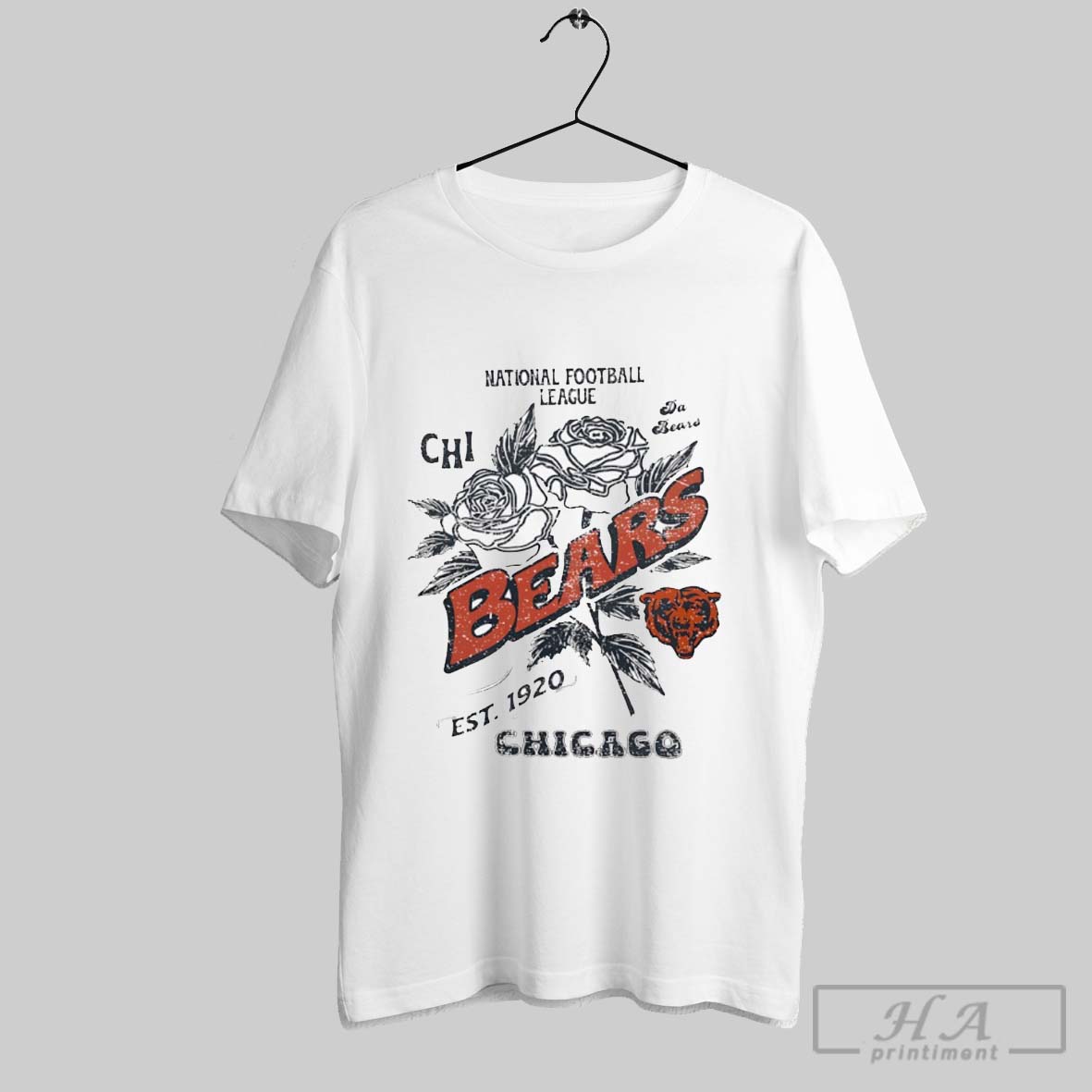 National Football League Chicago Bears Est 1920 Flowers Shirt