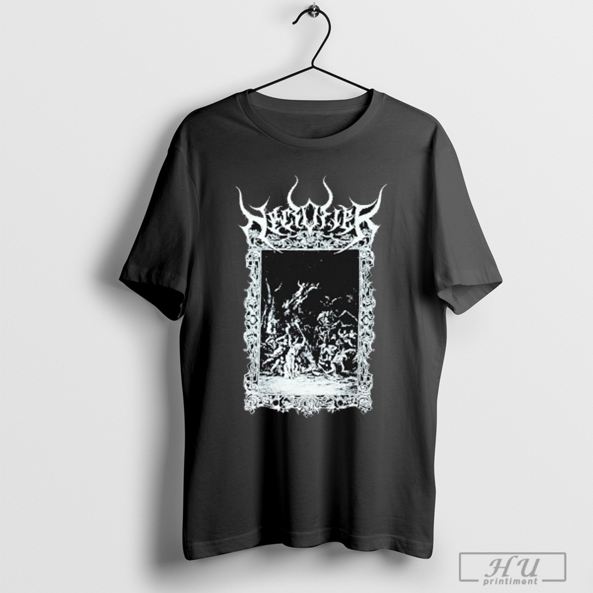 Necrofier Burning Shadows In The Night T Shirt Sweatshirt