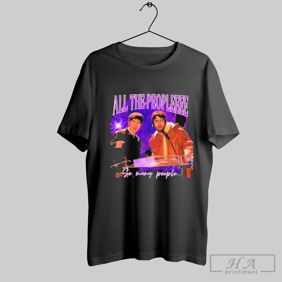 Oasis All The People So Many People T Shirts