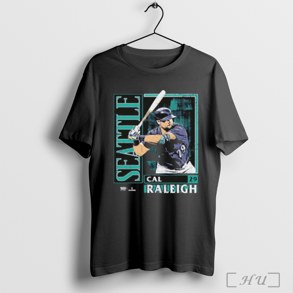 Official Cal Raleigh Seattle Mariners Card Style T Shirt Sweatshirt