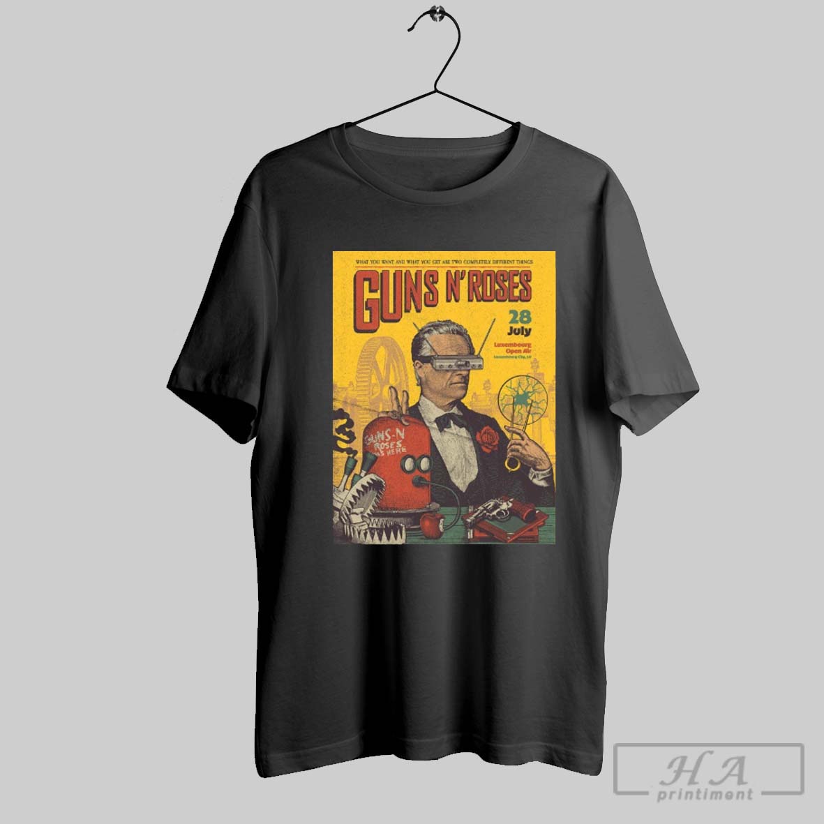 Official Guns N Roses July 28 2025 Luxembourg Open Air Luxembourg City Lu Shirt