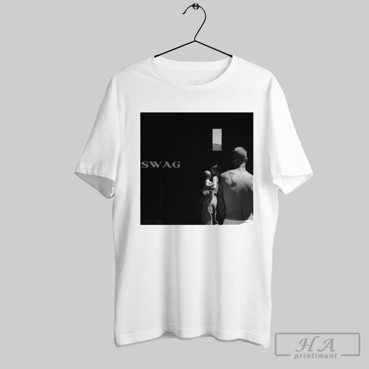 Official Justin Bieber New Album Swag Art Poster Featuring Hailey Bieber And Son Jack Released July 11 2025 T Shirt