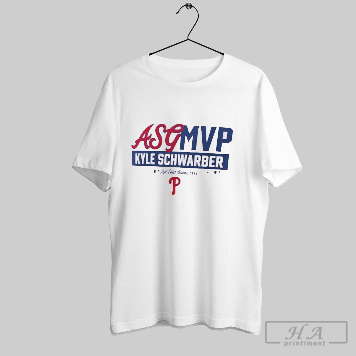 Official Kyle Schwarber Philadelphia Phillies Mlb All Star Game Asg Mvp 2025 T Shirt
