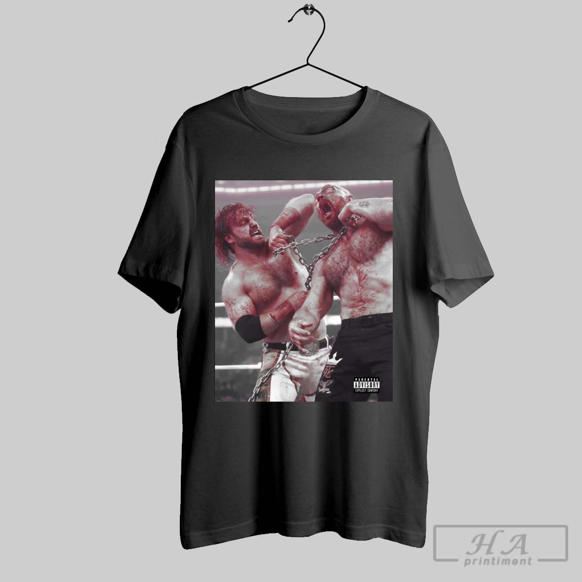 Official Official Jon Moxley Vs Kenny Omega Aew Dynamite 2025 Parental Advisory Explicit Content Poster T T Shirt