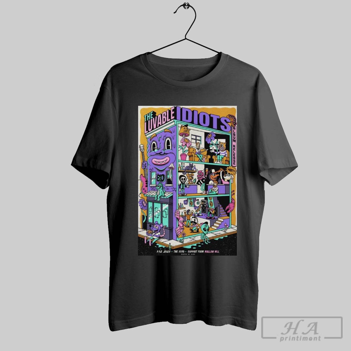 Official Poster The Luvable Idiots The Album Release 8x10 In Baltimore Md September 12 2025 T Shirt