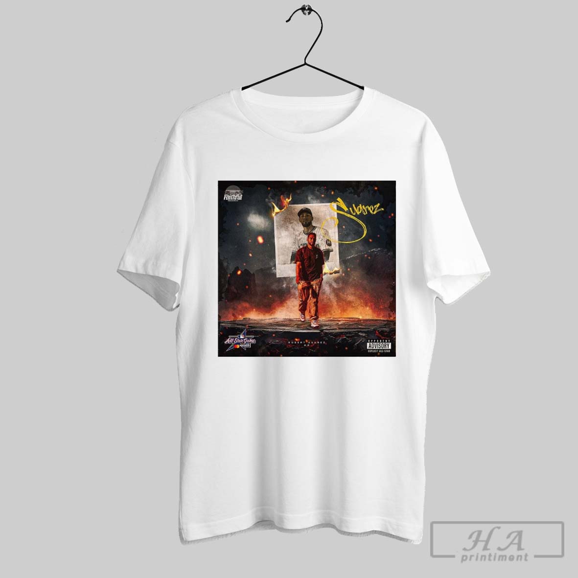 Official San Diego Padres Robert Suarez Mlb All Star Game Faithfull Record Signature Poster T Shirt