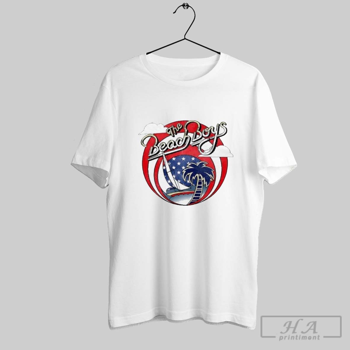 Official The Beach Boys Surfin Usa Flag Shirt