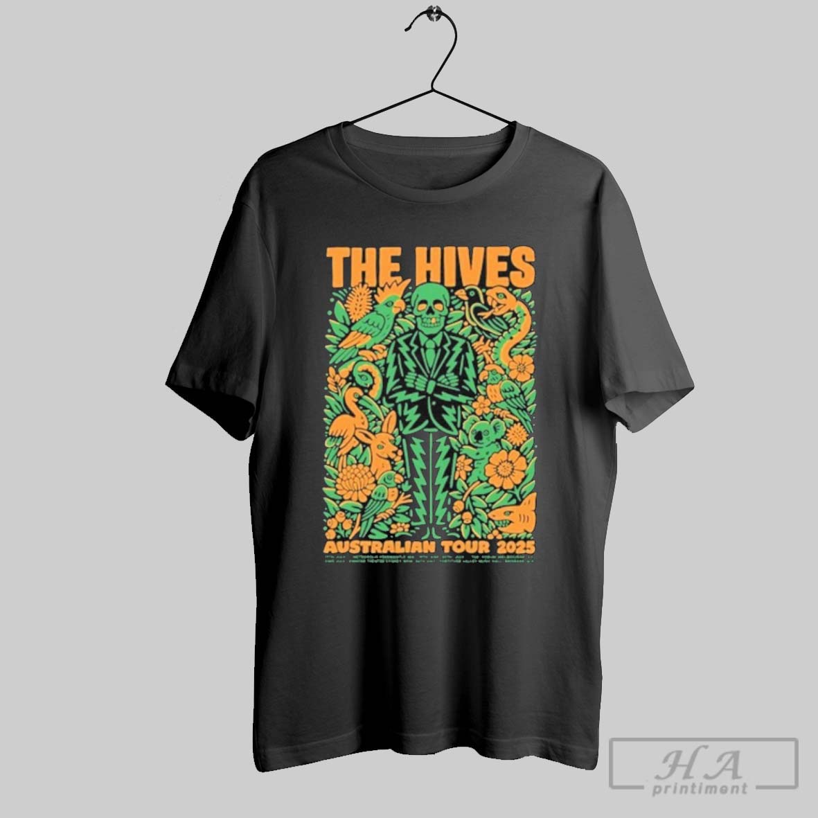 Official The Hives Australian 2025 Tour Shirt