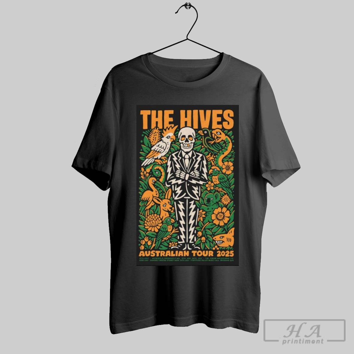 Official The Hives July 19 20 2025 Melbourne Australia Poster Shirt
