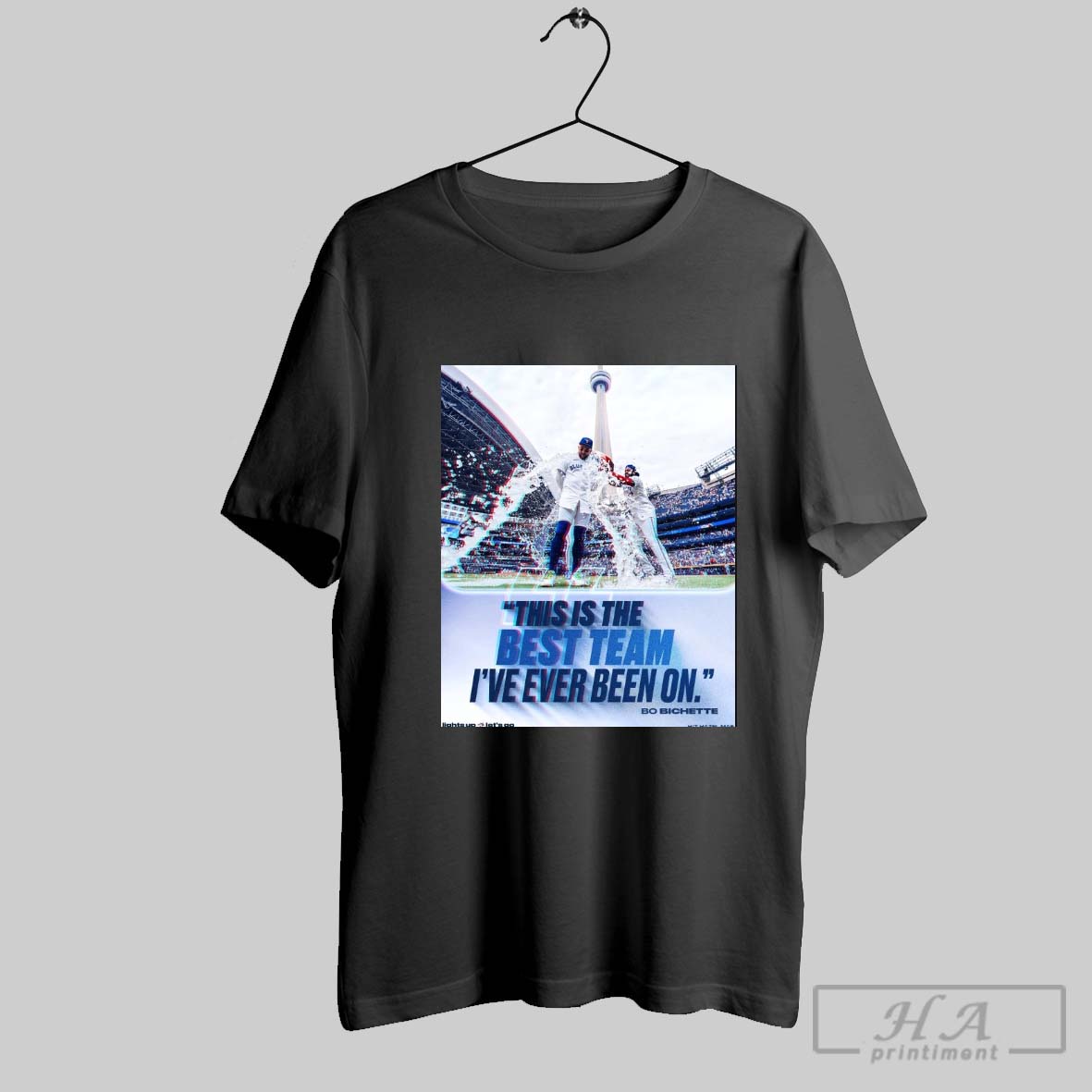 Official Toronto Blue Jays This Is The Best Team Ive Ever Been On Bo Bichette Poster T Shirt