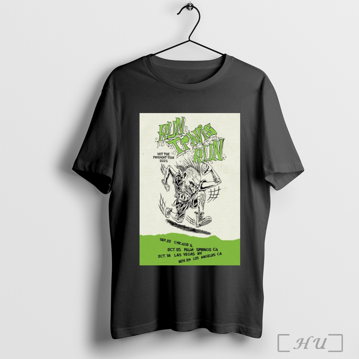 Officials Blink 182 Run Travis Run Hit Pavement Tour 2025 Poster T Shirt Sweatshirt