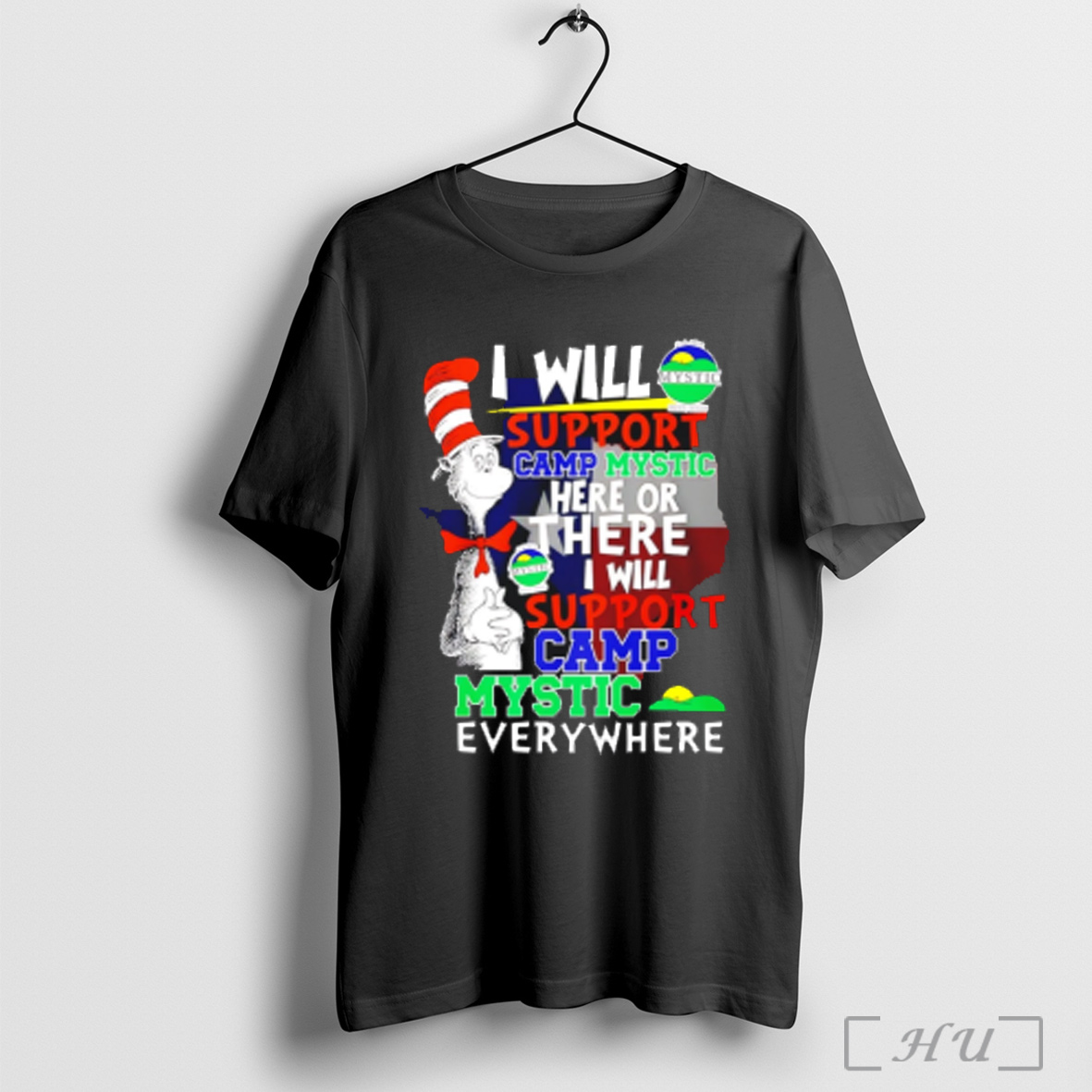 Officials I Will Support Camp Mystic Everywhere The Cat In The Hat T Shirt Sweatshirt
