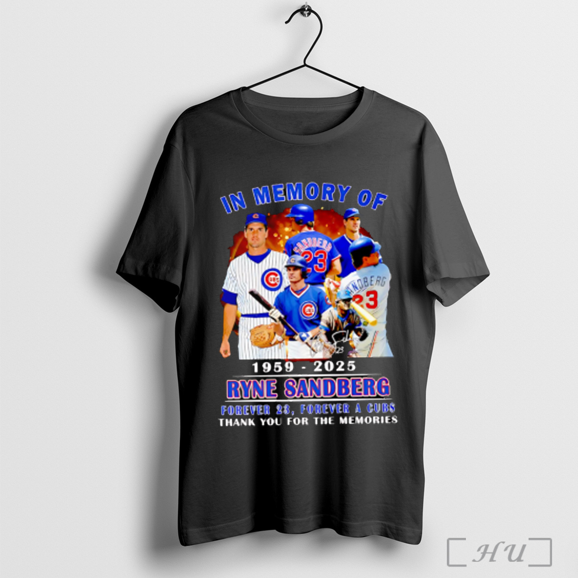 Officials In Memory Of 1959 2025 Ryne Sandberg Forever 23 Forever A Cubs Thank You For The Memories T Shirt Sweatshirt