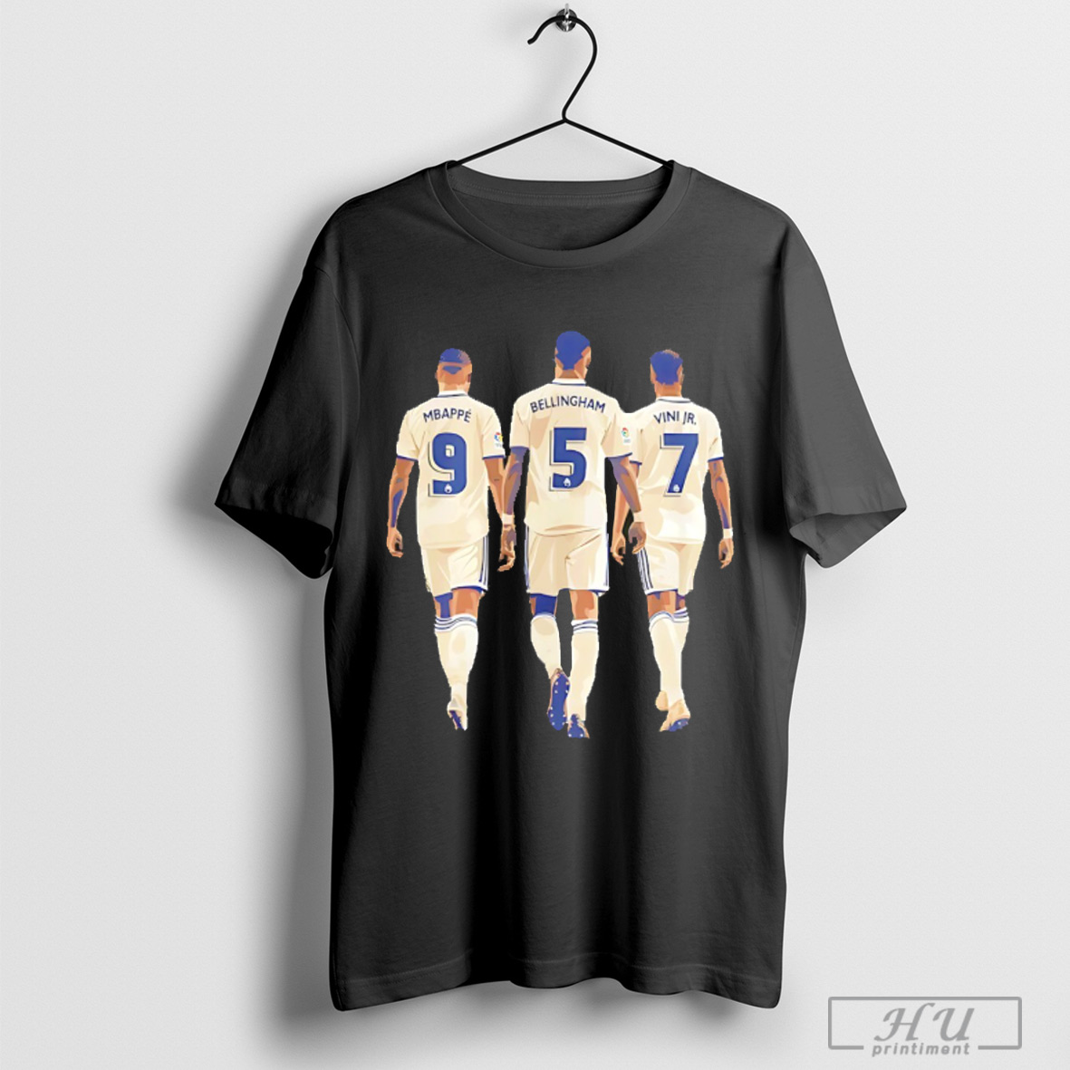 Officials Kylian Mbappe X Vinicius Jr Jude X Bellingham Real Madrid Fc Cartoon T Shirt Sweatshirt