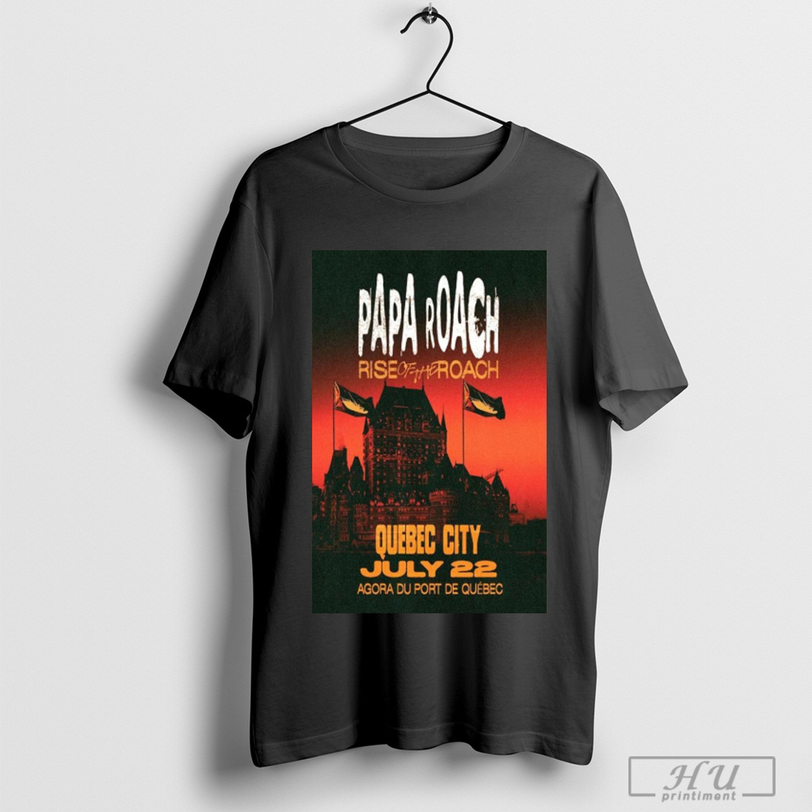 Officials Papa Roach Quebec City Qc July 22 2025 Concert Poster T Shirt Sweatshirt