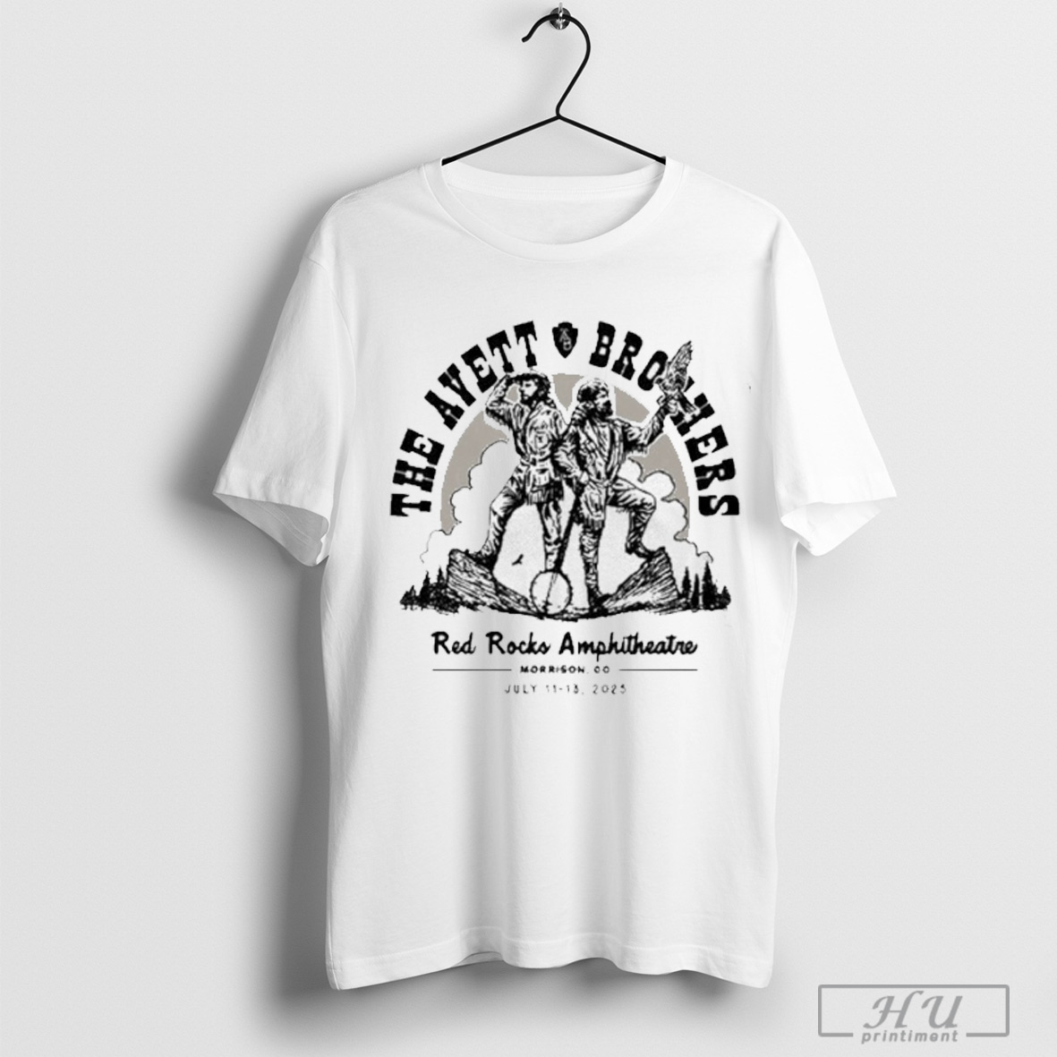 Officials The Avett Brothers Red Rocks Amphitheatre At Morrison Co July 11 13 2025 T Shirt Sweatshirt